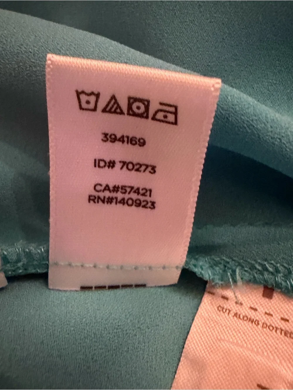 LOFT Turquoise Button-Front Collared Blouse - Picture 7 of 7